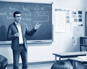 Преподаватель на занятии